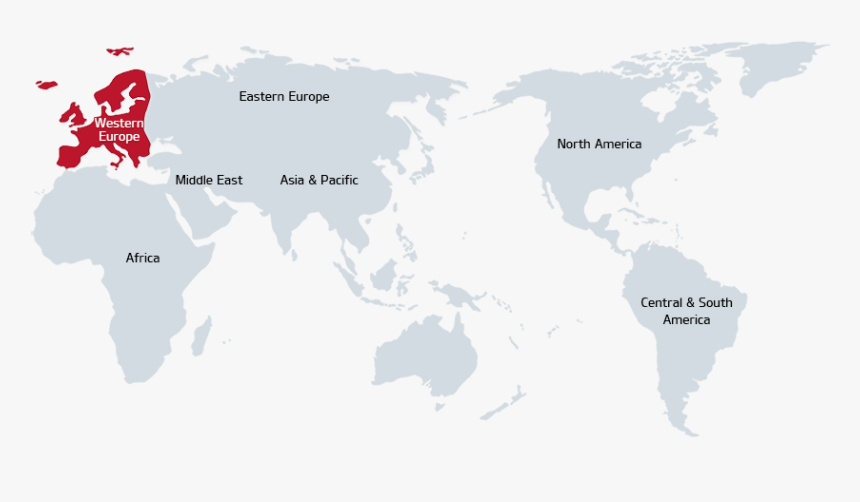 Transparent World Map Outline, HD Png Download
