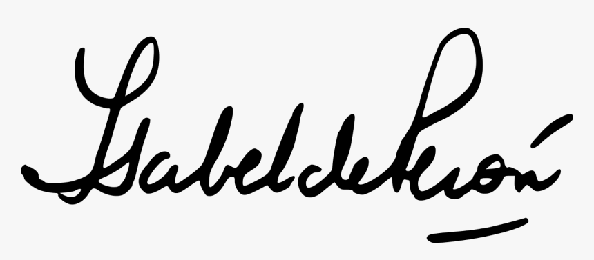 Firma Isabel Perón , Png Download - Firmas Isabel, Transparent Png