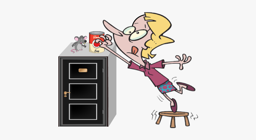 Mouse Almost Kills Woman In Dayton Ohio Cartoon Image - Cartoon Reaching, HD Png Download