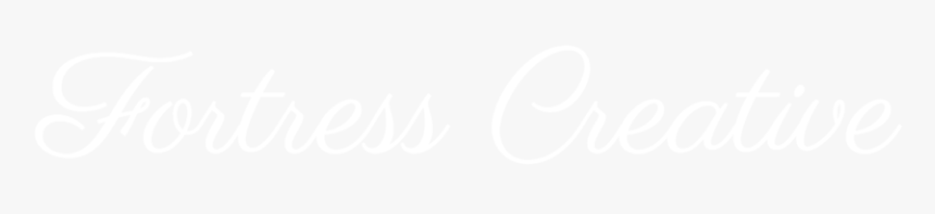 Fortress Creative Logo White - Jhu Logo White, HD Png Download