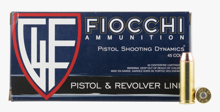 Fiocchi Pistol Shooting Dynamics 45 Long Colt - Fiocchi 357, HD Png Download
