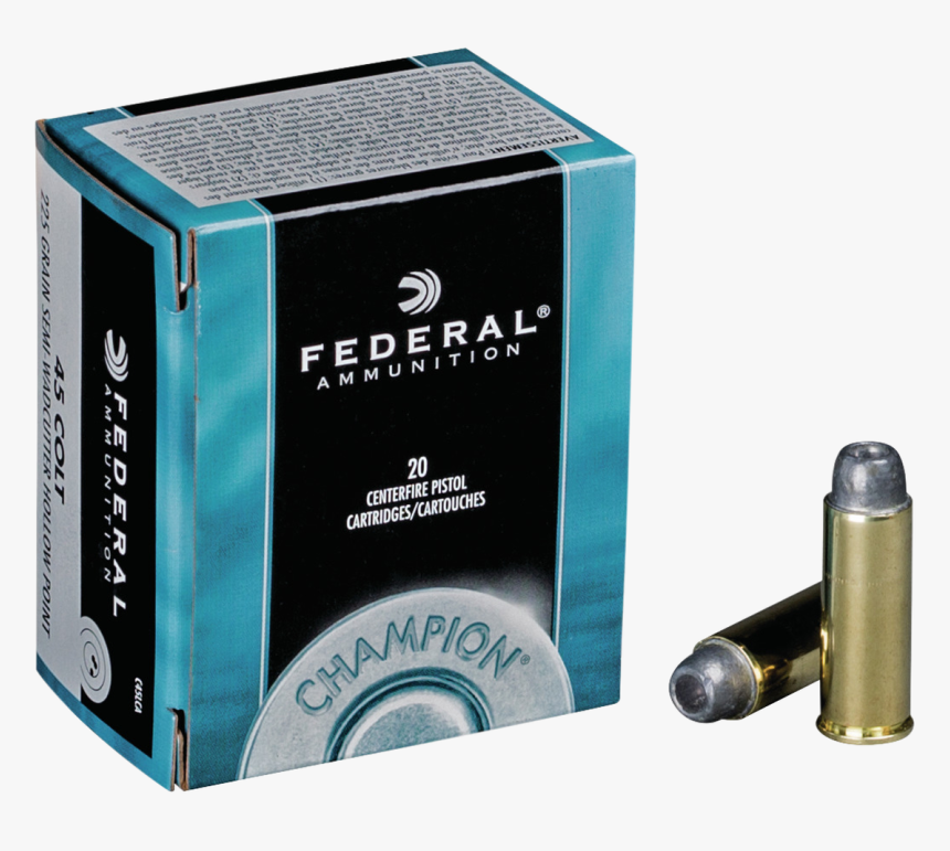 Federal 45 Colt Ammunition Champion C45lca 225 Grain - Federal, HD Png Download