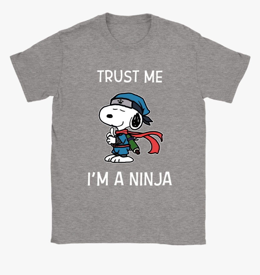 Trust Me I M A Ninja Snoopy Shirts - Mickey Mouse Riding A Dinosaur, HD Png Download