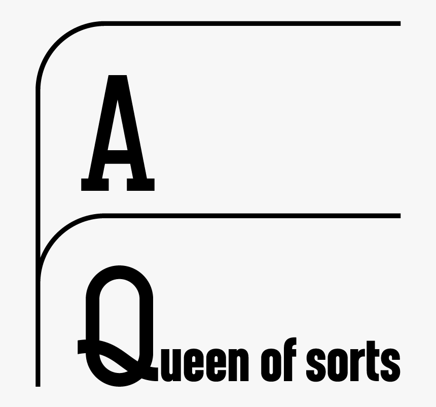 A Queen Of Sorts - Line Art, HD Png Download