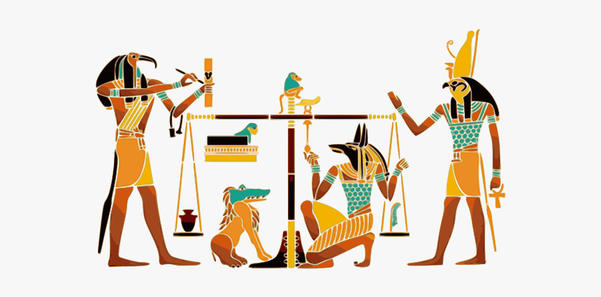 Colorful Ancient Egyptian Painting - Egyptian Religion Clipart, HD Png Download