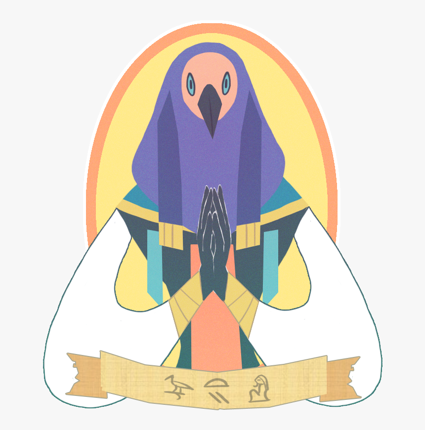 “ Of Course I Had To Draw Thoth - Pear Clip Art, HD Png Download