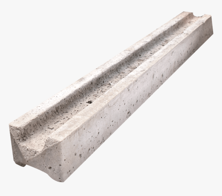 Concrete Slotted Pyramid Fence Post 85mm X 100mm X - Concrete Slotted Post, HD Png Download