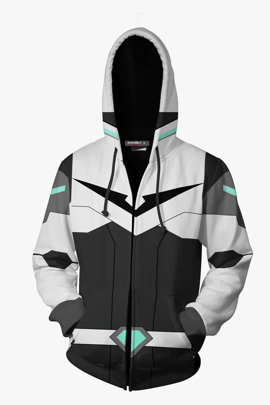 Shiro Voltron Legendary Defender Cosplay Zip Up Hoodie - Jacket, HD Png Download