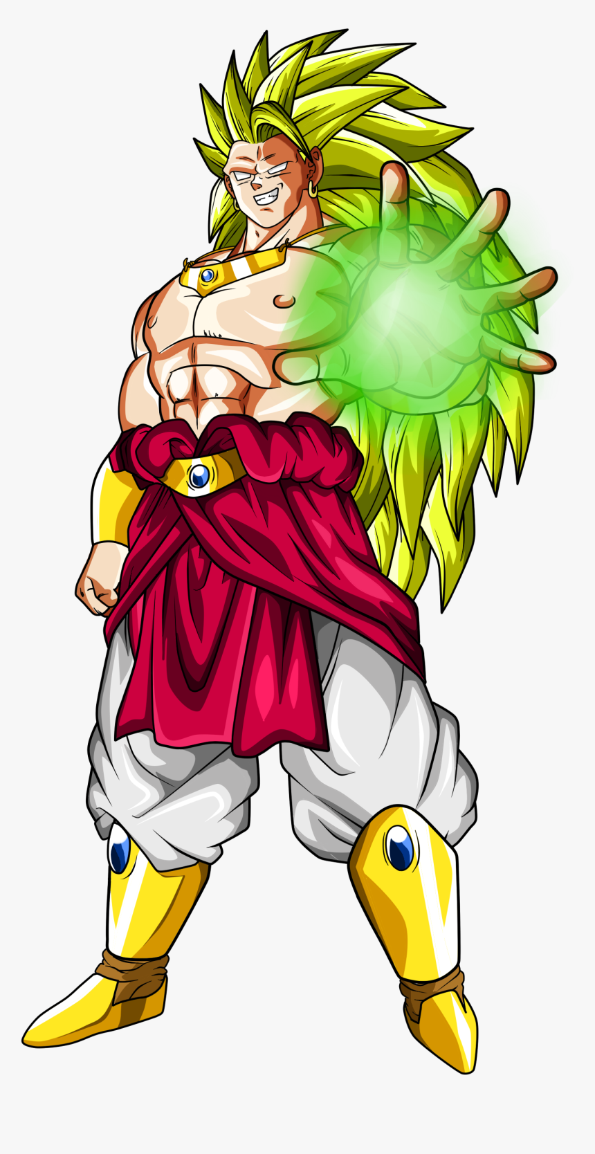Broly Clipart Transparent Stock Download Free Dragon - Dragon Ball Broly Ssj3, HD Png Download