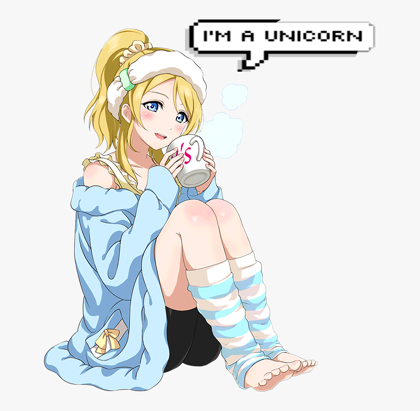 Eli💖 Eliayase Eli Lovelive - Love Live Pajama Eli Cosplay, HD Png Download