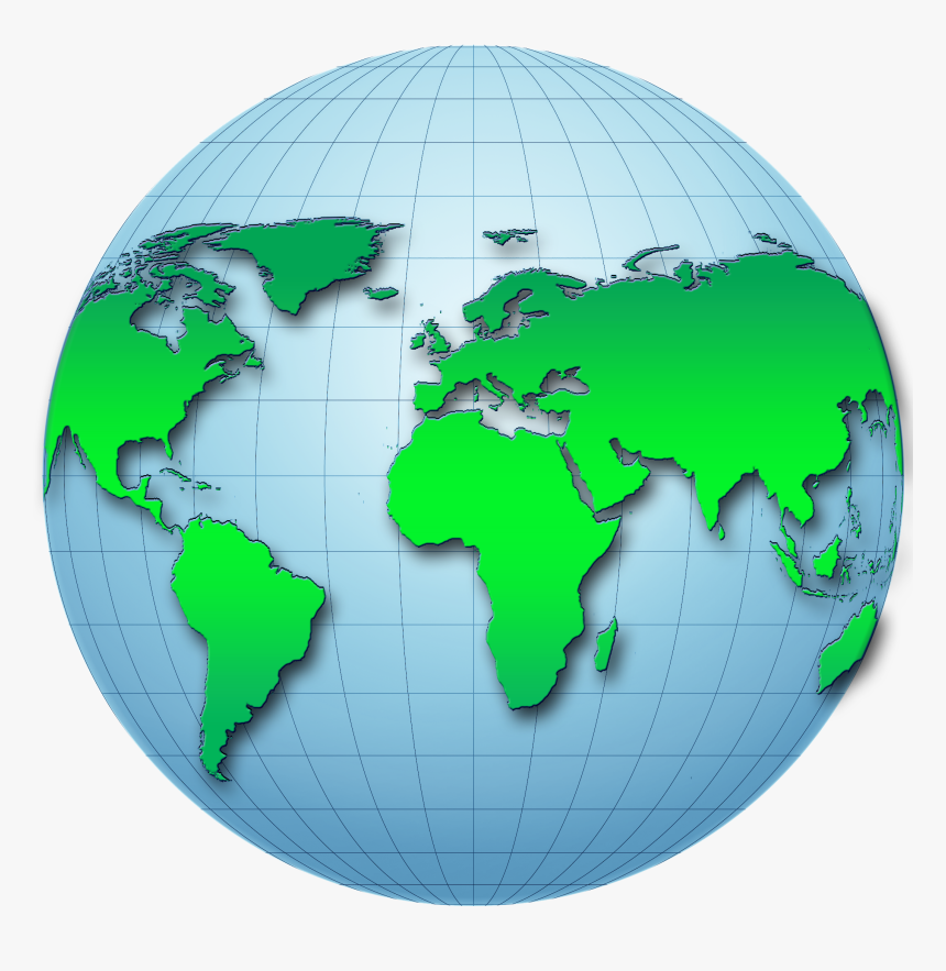 People Like Us Globes - Continent World Globe Png, Transparent Png