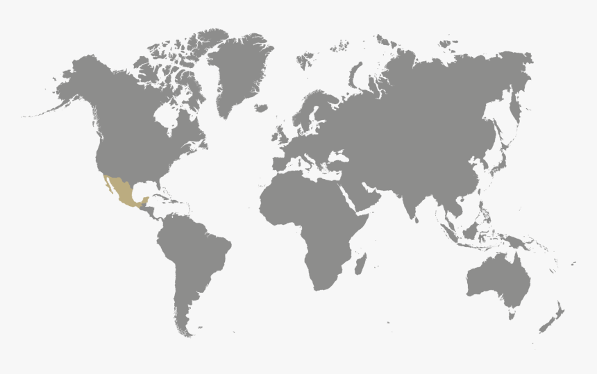 World Map Two Color, HD Png Download