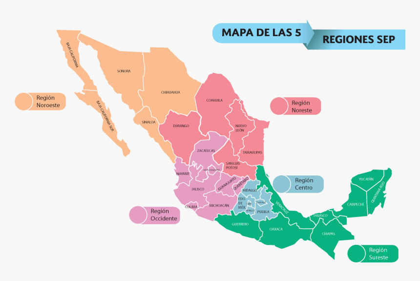 Transparent Mapa De Mexico Png - Mexico Map High Resolution, Png Download