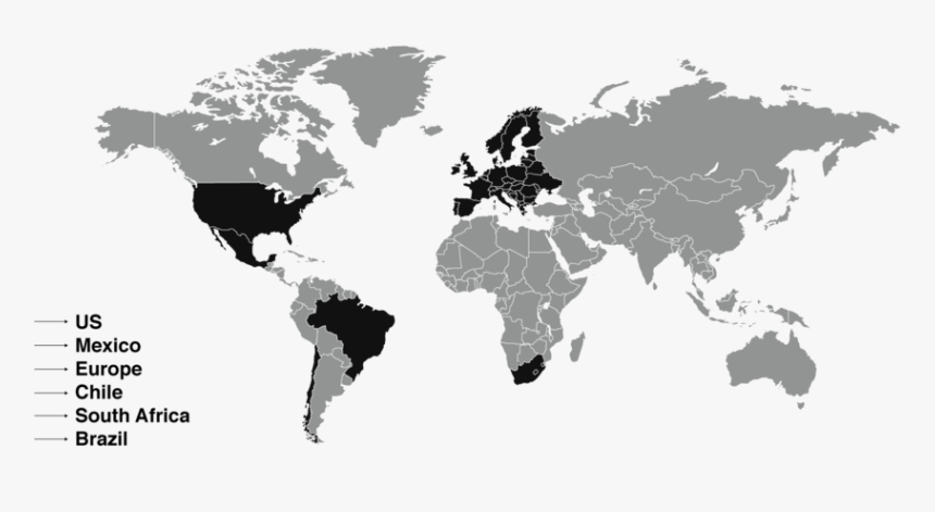 Valis Capital Current Liquidity Channels - World Map Png Country, Transparent Png