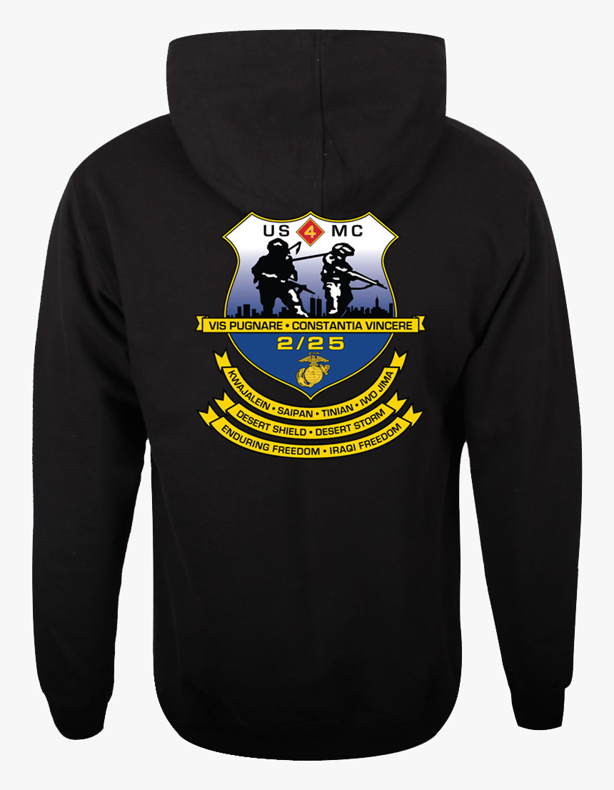 2nd Bn 25th Marines Hoodie - Hoodie, HD Png Download