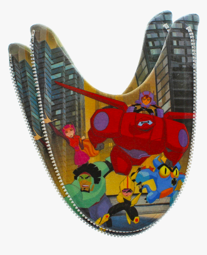 Big Hero 6 Super Group Mix N Match Zlipperz Set 
 Class - Cartoon, HD Png Download