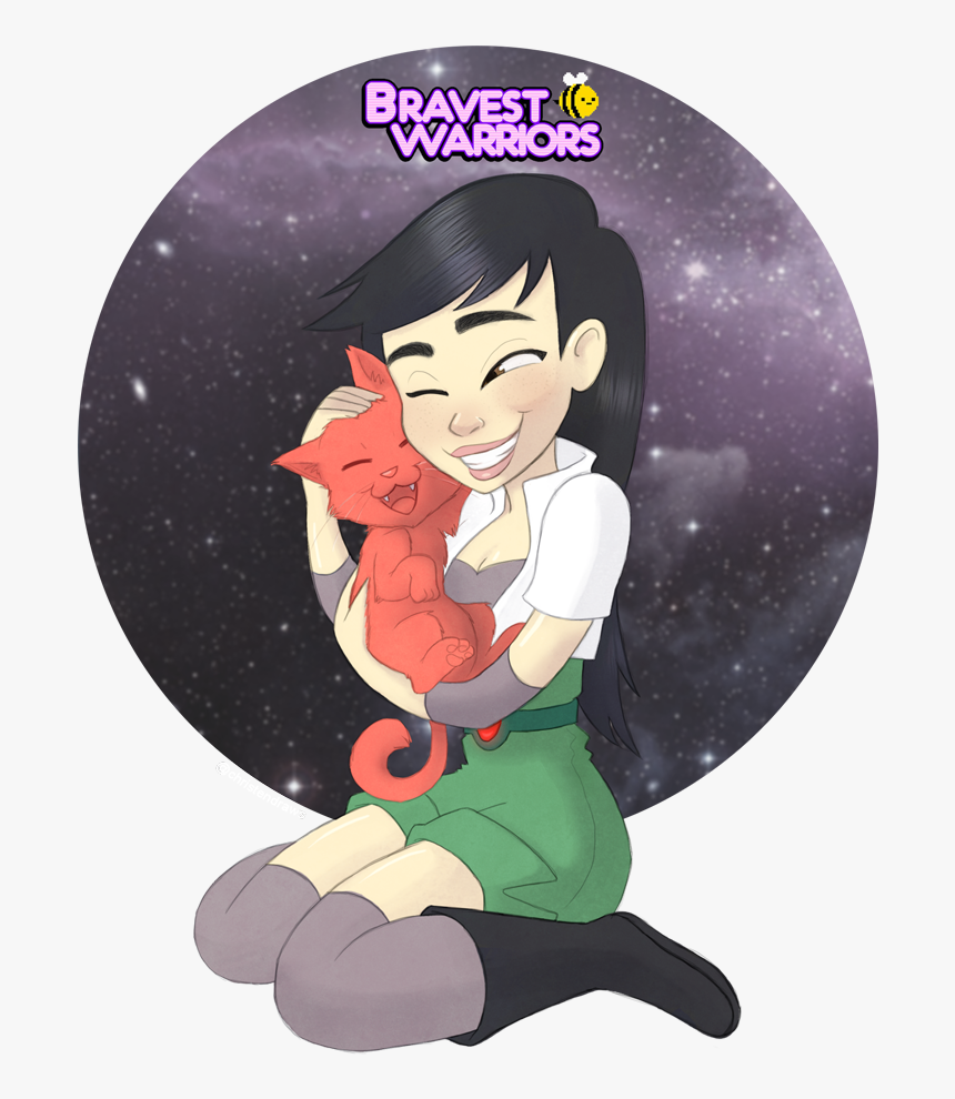 “ Beth Tezuka From Penn Ward’s Youtube Series Bravest - Cartoon, HD Png Download
