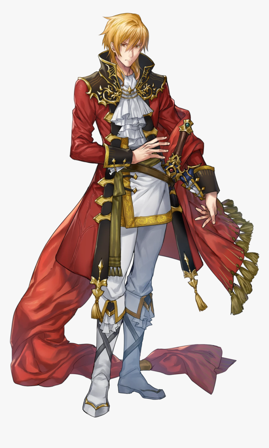 Transparent Mullet Hair Png - Eldigan Fire Emblem Heroes, Png Download