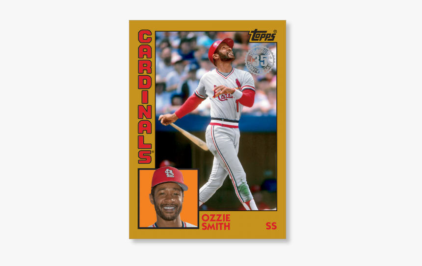 Louis Cardinals Team Set 14 Baseball Cards 2019 Topps - Ozzie Smith, HD Png Download