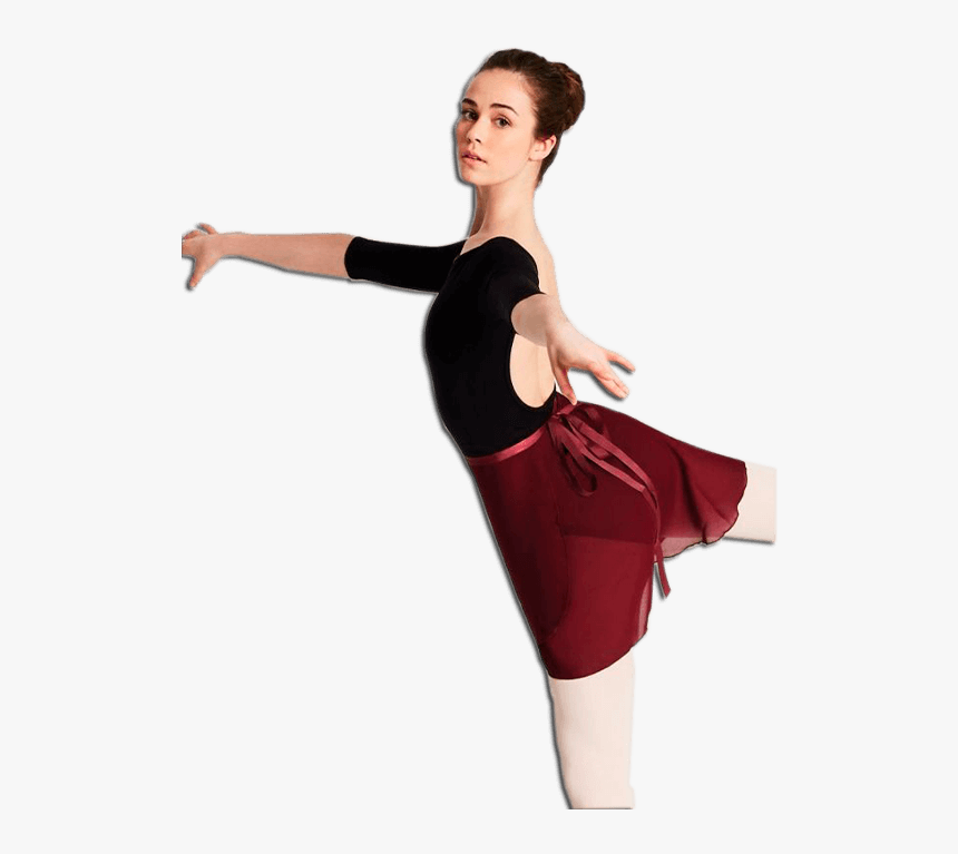 Georgette Wrap Skirt - Georgette Ballet Skirt, HD Png Download