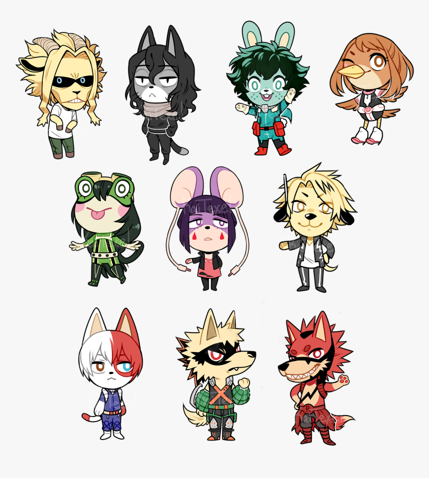 My Hero Academia As Animals, HD Png Download