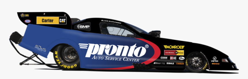 Carter Sponsored Drag Racing Car - Race Car, HD Png Download