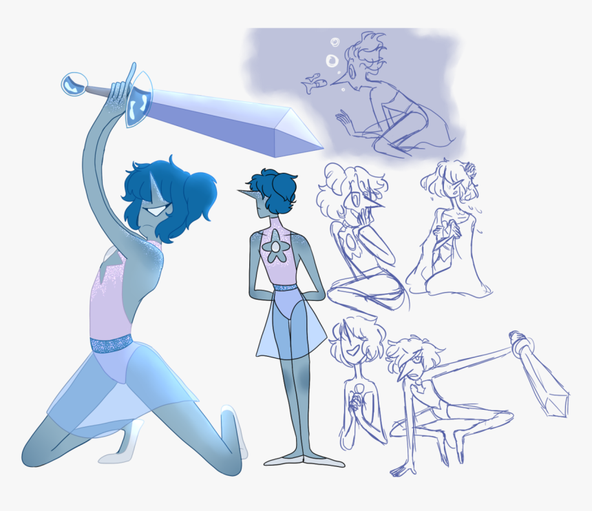 I Woke Up With The Idea Of A Crystal Gem Spy Blue Pearl - Crystal Gem Steven Universe Blue Pearl, HD Png Download