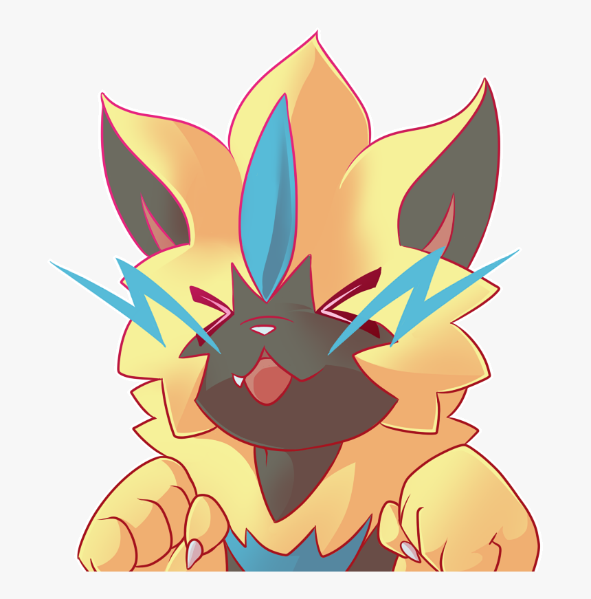 Rã©sultat De Recherche D Images Pour Zeraora Cute - Cartoon, HD Png Download