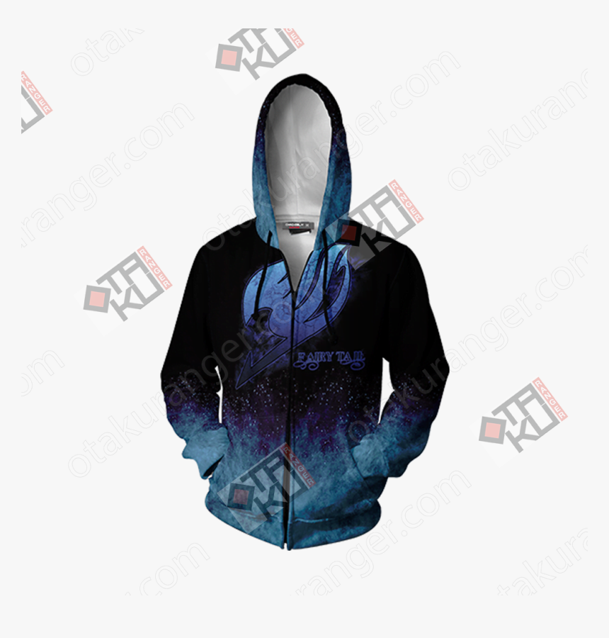 Fairy Tail Gray New Unisex Cosplay Zip Up Hoodie Jacket - Hoodie, HD Png Download