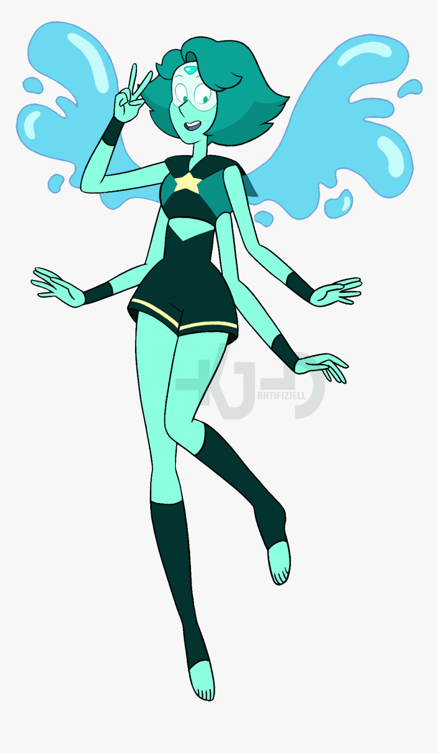 Lapis Lazuli Y Peridot Fusion, HD Png Download