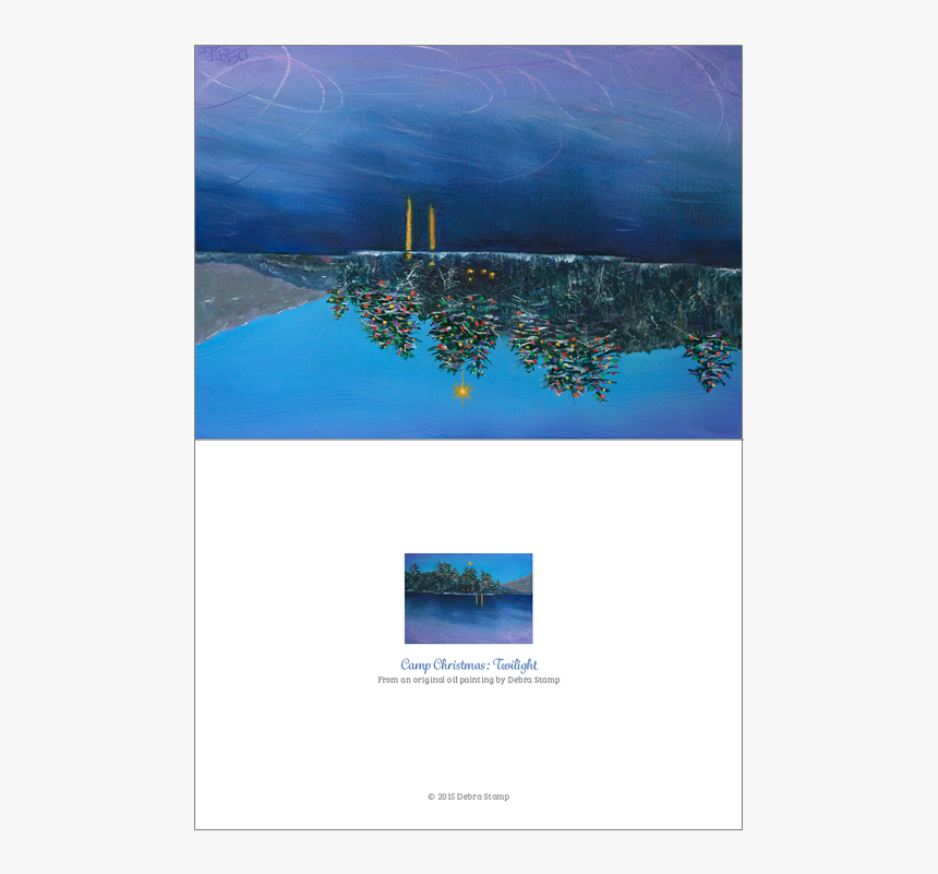 Camp Christmas 2015 Unfolded Outside 
 Class - Ocean, HD Png Download