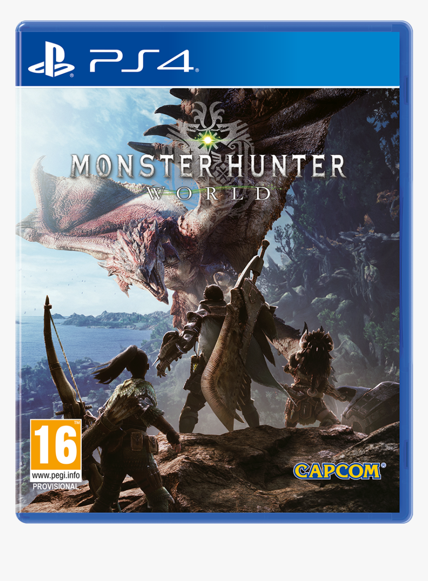 Monster Hunter World Ps4 Box, HD Png Download