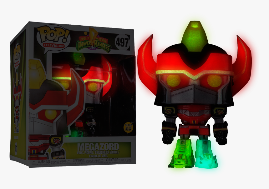 Glow In The Dark Megazord Pop, HD Png Download