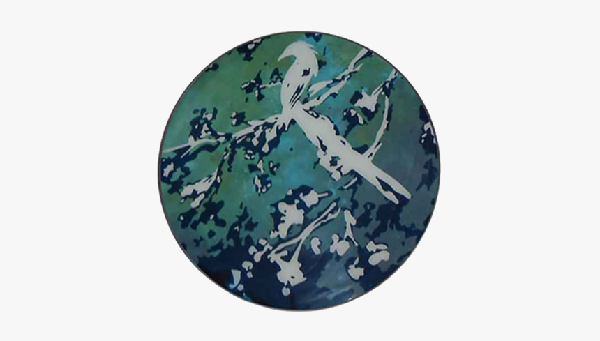Birds Of Paradise Mirror Tray Decorative, Large, Round, - Notre Monde 20345, HD Png Download