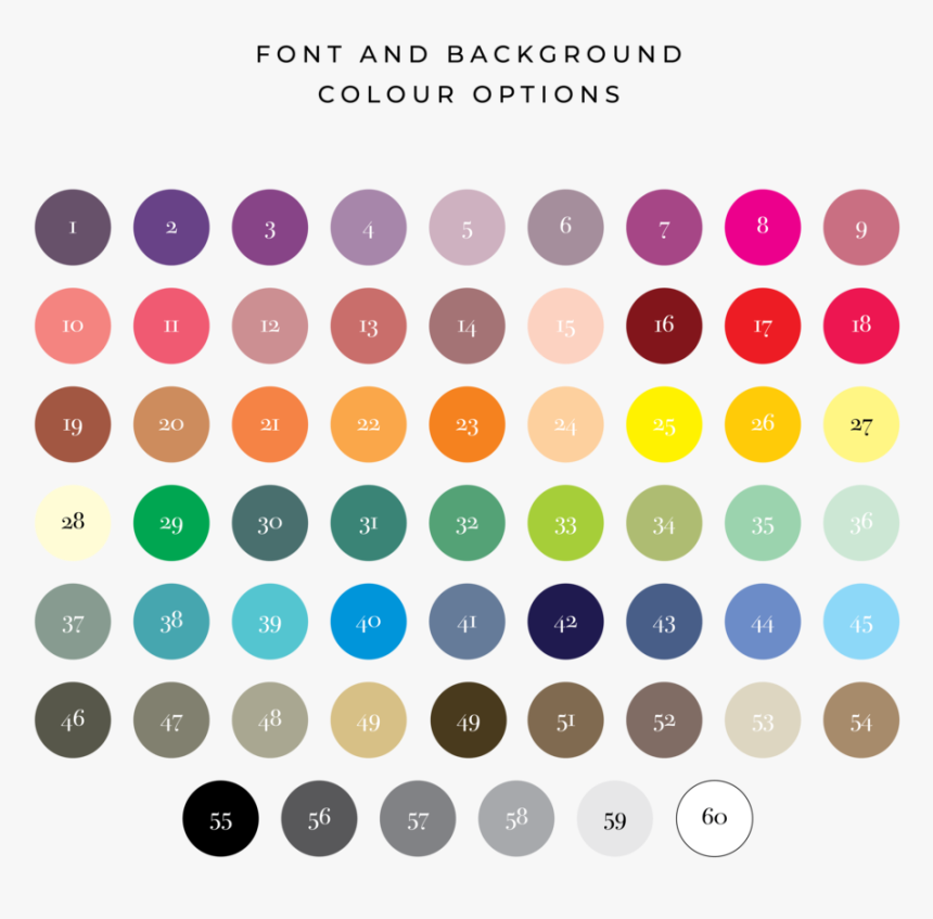 Foam Sign Colour Swatch Options 03 03 - Color, HD Png Download