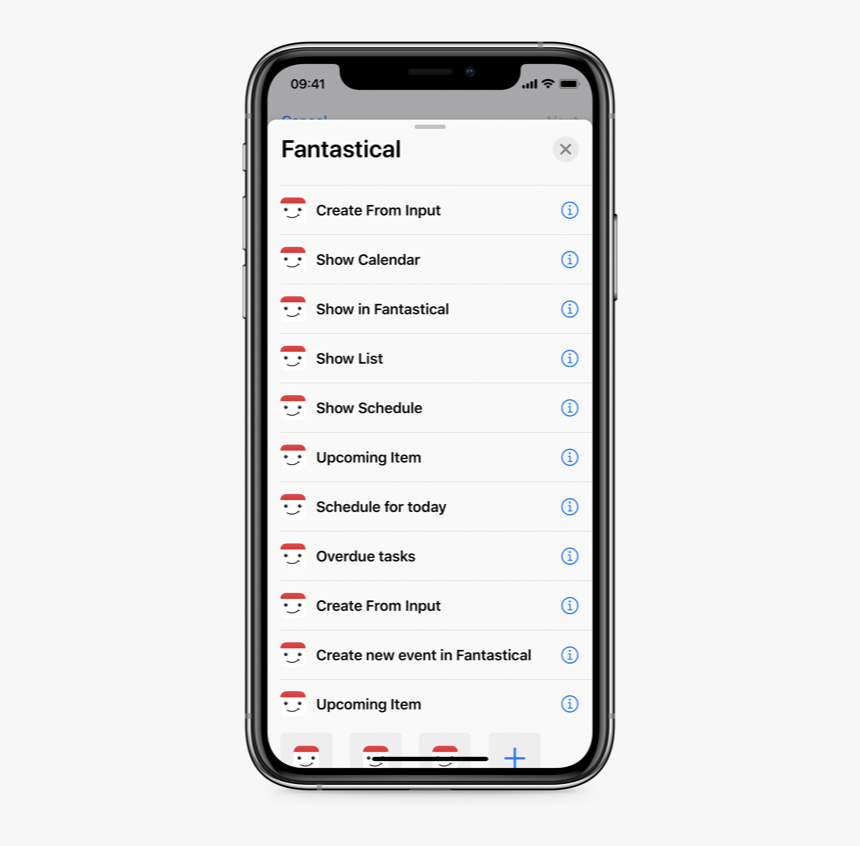 Ios Calendar Automation With Shortcuts And Fantastical - Smartphone, HD Png Download