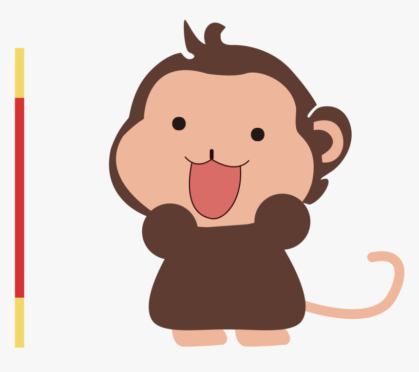 Monkey Cartoon Infant Child - Monkey, HD Png Download