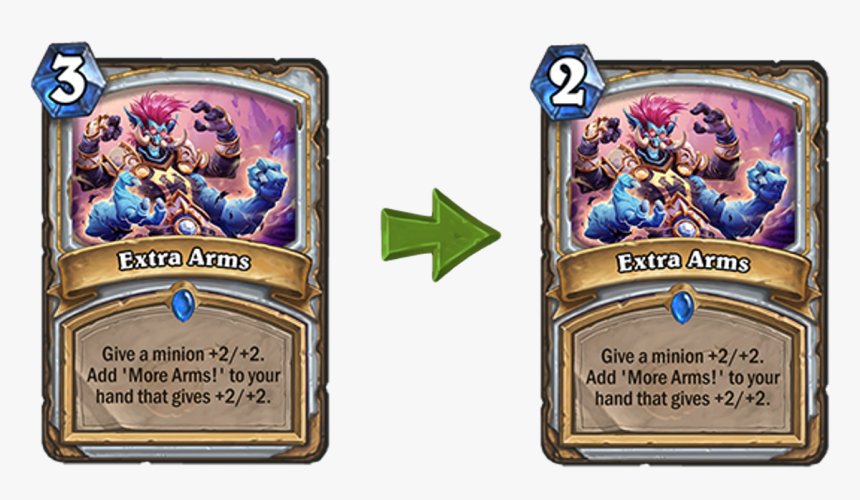 Extra Arms Reverted Nerf - Extra Arms Hearthstone, HD Png Download