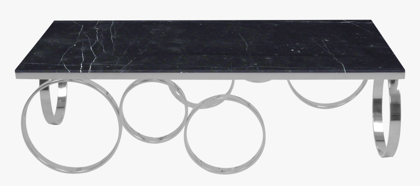 Black Marquina Rectangular Marble Coffee Table Decasa - Coffee Table, HD Png Download