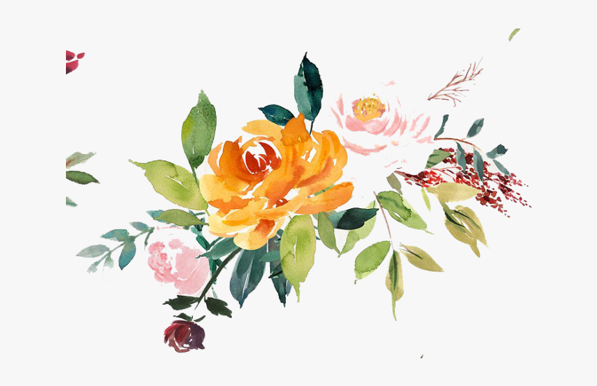 Watercolor Tropical Floral Png, Transparent Png