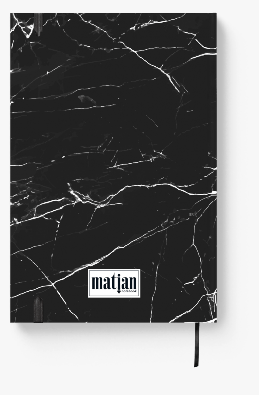 Black Marble Journal Notebook Back - Visual Arts, HD Png Download