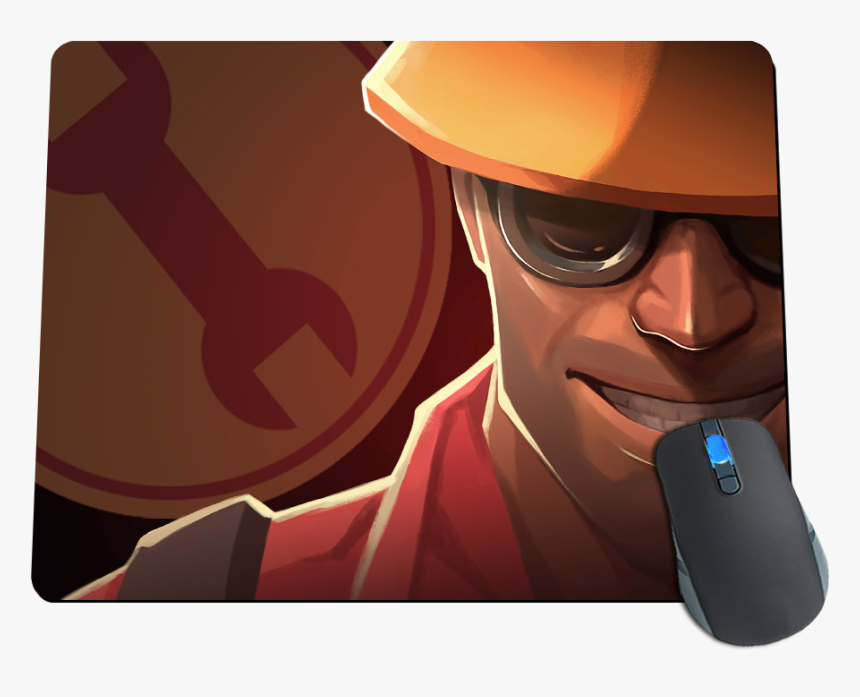 Engineer Mouse Pad Tf2, HD Png Download