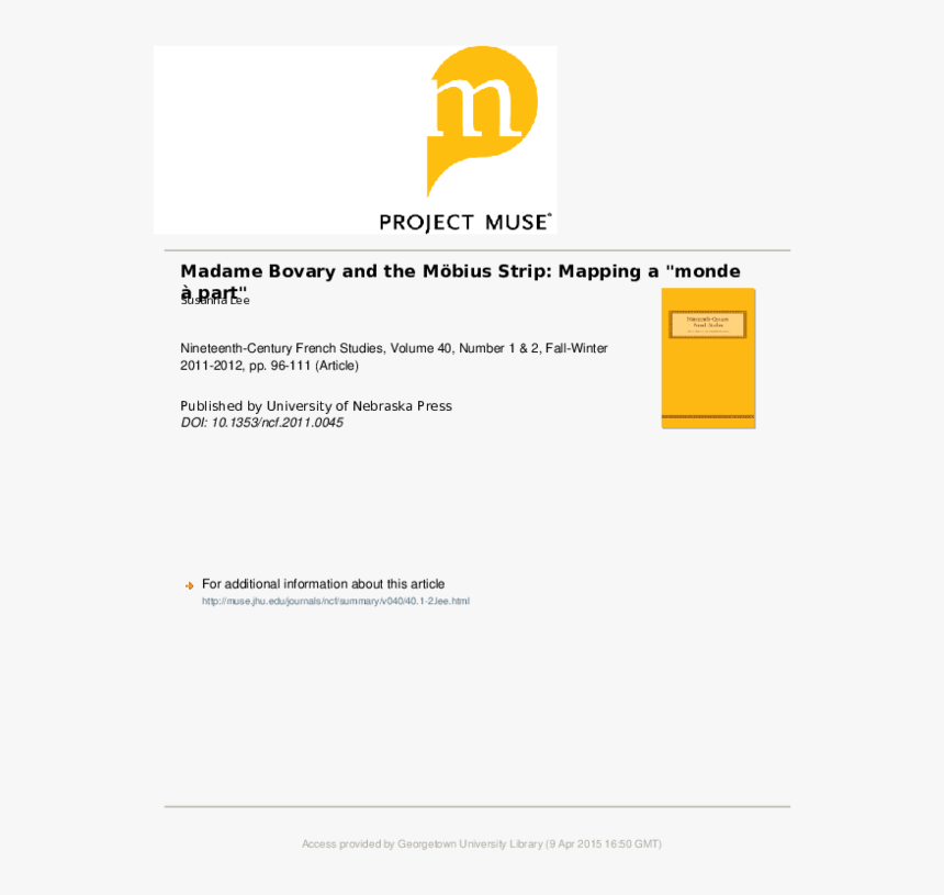 Project Muse, HD Png Download