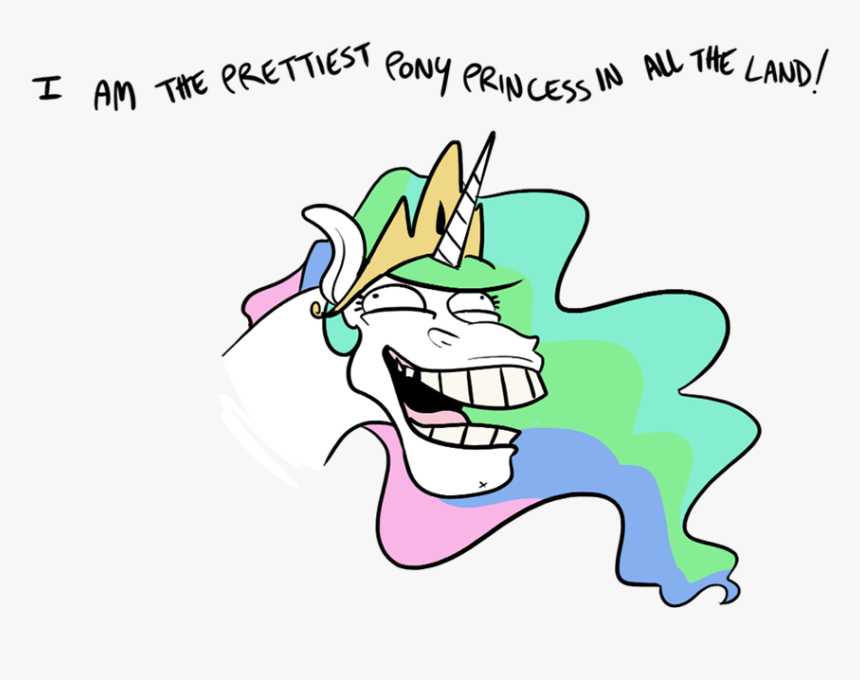 Am The Prettiest Β L The Land Ncess In All ,災 Princess - Cartoon, HD Png Download