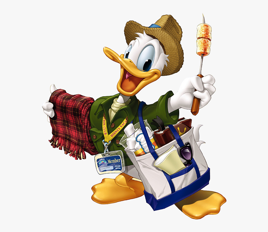 Donald Duck Vacation Png, Transparent Png