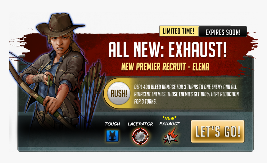 Lance The Walking Dead Road To Survival, HD Png Download