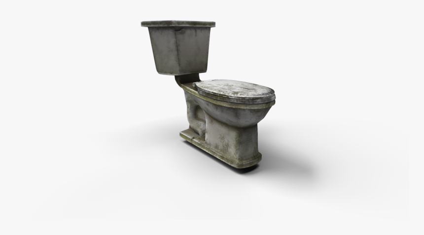 Dirty Toilet Png, Transparent Png