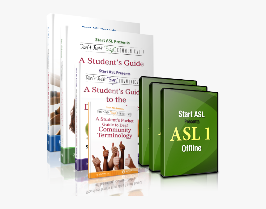 The Start Asl Offline Course - Start Asl Books, HD Png Download