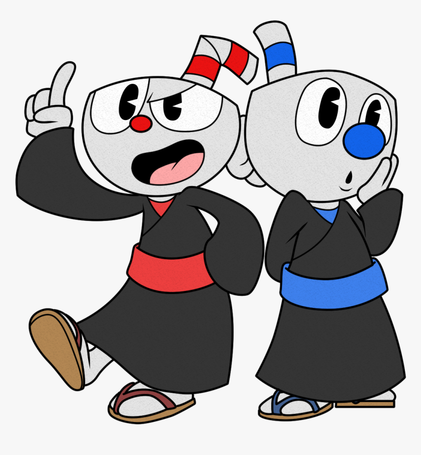 Cuphead And Mugman In Japanese, HD Png Download