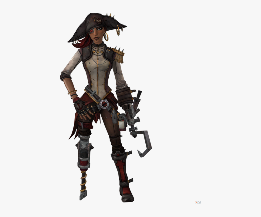 Borderlands 2 Captain Scarlett Updated By Ogloc069-d8ixmy6 - Woman Warrior, HD Png Download